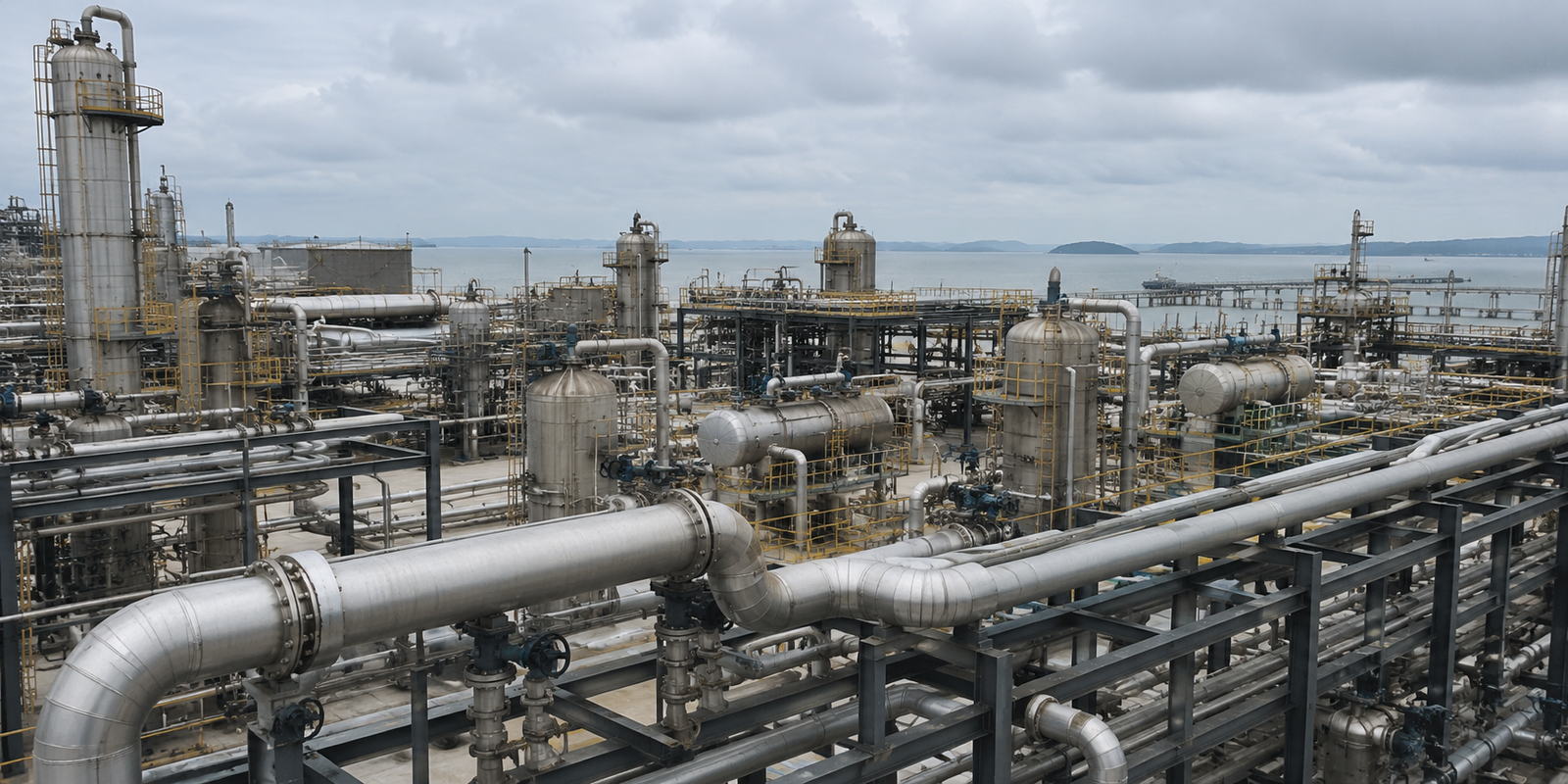Industrial tubular furnace used for hydrogen production